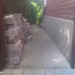 Concrete Walkway Before